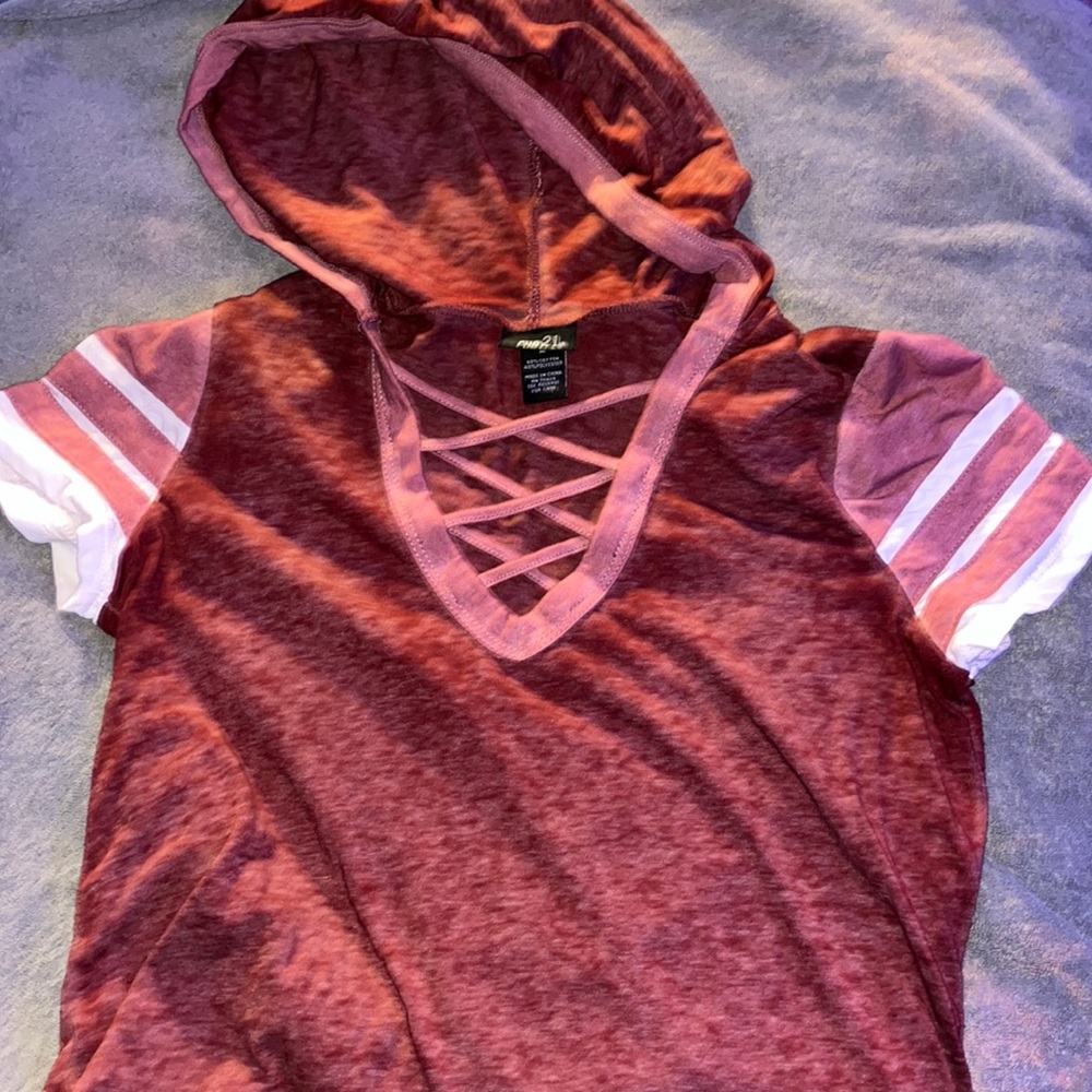 t shirt with a hood